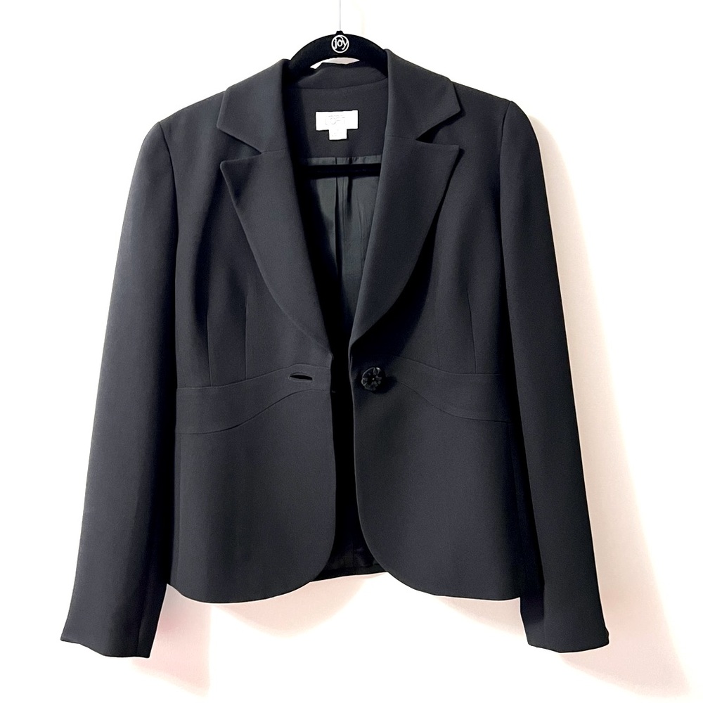 Loft Blazer With Single Button Closure Black Nwot - image 1